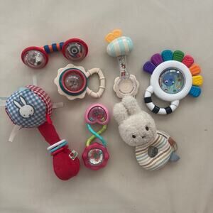 Bundle of 7 Rattles: Baby Einstein, Bright Stars, and More!